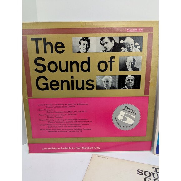 The Sound Of Genius Volume 1,2,3 Columbia Record Club Columbia Masterworks - Picture 2 of 10
